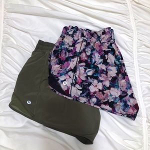 Lululemon running shorts size 8